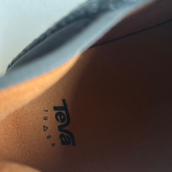 Men’s Teva Dark Shadow Textile Leather Rubber Outsole Sneakers Mules size 11 - Picture 8 of 15